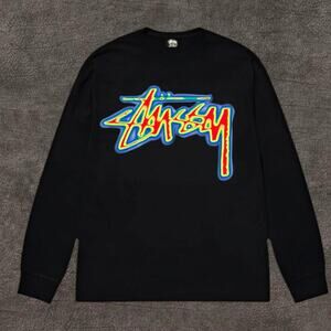 Stussy Men's Black Long Sleeve